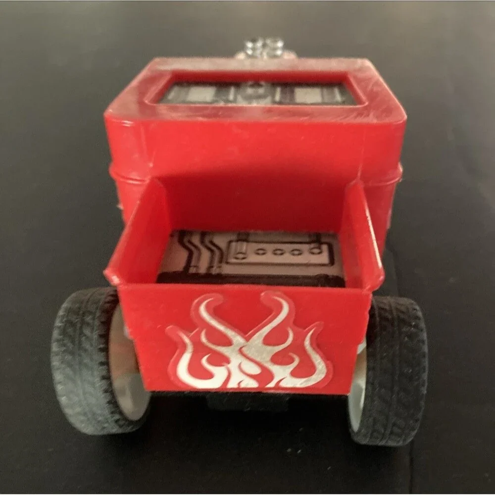 Hot Wheels Bone Shaker Red Plastic Toy Car Mattel Kids Vehicle Collectible